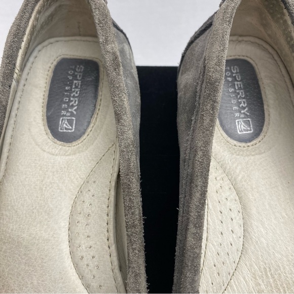 Sperry Top-Sider Suede Studded Penny Loafers Gray Women’s 8M - Picture 4 of 15